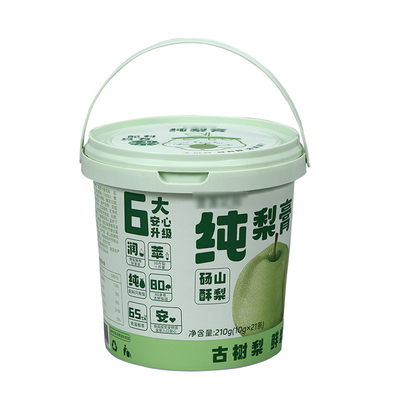 Dimensioni personalizzate Tazze di gelato in plastica trasparente PP per imballaggi alimentari