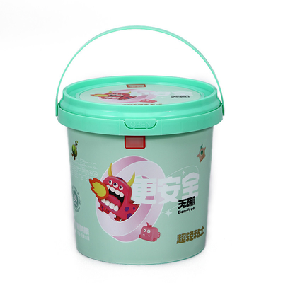 Coppa di gelato riutilizzabile con coperchio e manico Imballaggio alimentare Logo personalizzato Stampato in plastica PP