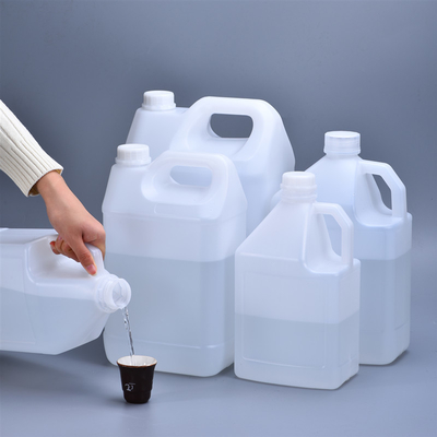 5L barile di plastica per l'acqua alcol di stoccaggio contenitore di olio quadrato e alimenti grado grado