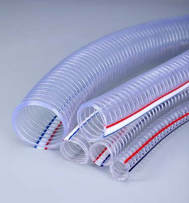 Riduzione UMETASS tubo idraulico flessibile rinforzato con filo di PVC trasparente con collegamento a flangia