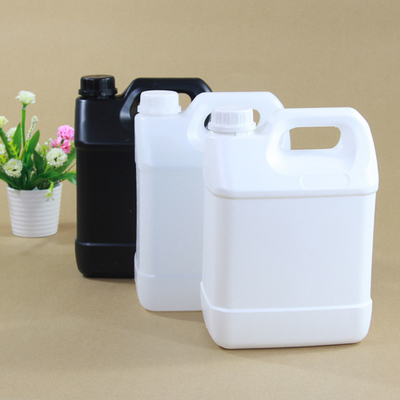 Bottile di plastica Ghee di grado alimentare quadrato con coperchio per imballaggi con solventi organici da 4L