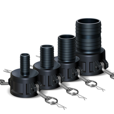 UMETASS 2 pollici Camlock Accoppiamento rapido per IBC Contenitore Adapter Tecnica di iniezione