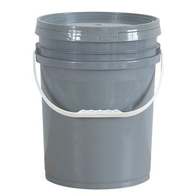 1L 20L secchio di plastica con manico e coperchio trasparente e multifunzionale per la vernice