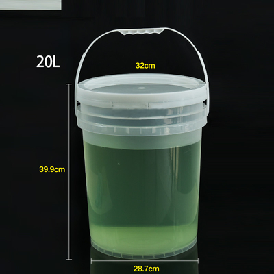 Contenitore di plastica a strisce
