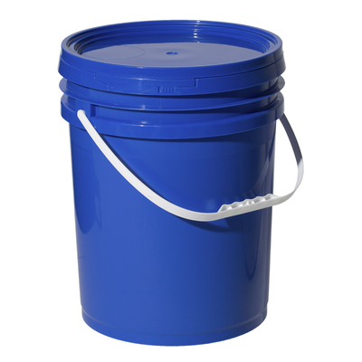 Certificato ISO9001 20 Litri Blu 5 Galloni Scafo chimico per la manipolazione del cibo Scafo di plastica per vernice e altro