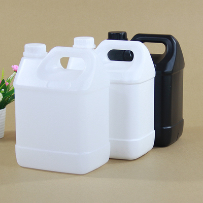 Vuoto 5L Plastico Jerry può tamburo HDPE Logo personalizzato trasparente per la vendita di olio acqua