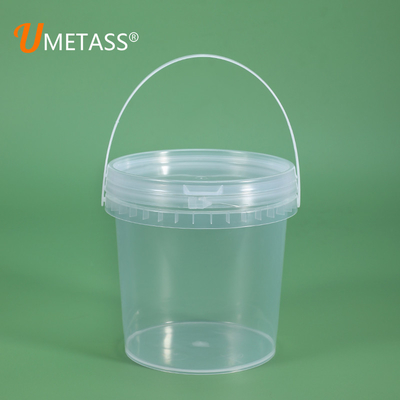 1L vasca di plastica rotonda per l' imballaggio miele caramelle cioccolato lecca-lecca marmellata burro gelato biscotto secchio