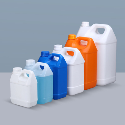 Logo personalizzato HDPE quadrato di plastica Jerry può tamburo per il contenitore chimica di varie dimensioni