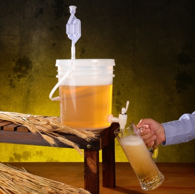 Fabbricazione di birra Imbottigliamento di vino Fermentazione secchio Rubinetto di plastica sostituzione 5 galloni