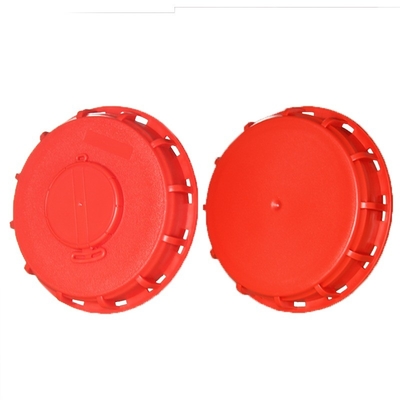Iniezione in HDPE UMETASS IBC Serbatoio dell'acqua Rosso 6 pollici chiusura del coperchio della spina