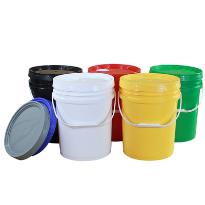 5 galloni di secchio di plastica rotonda con coperchio per colla Immagini contenenti materiale di plastica