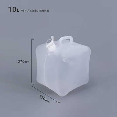 10L 20L 25L LDPE Portatile Acqua pieghevole Jerry Can Con Maniglia E Rubinetto