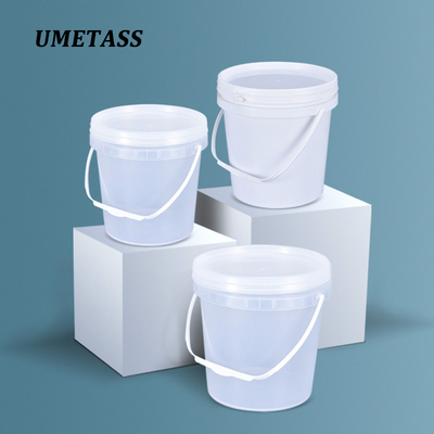 UMETASS 3 litri contenitore di secchio di plastica con manico e coperchio Il perfetto partner di verniciatura