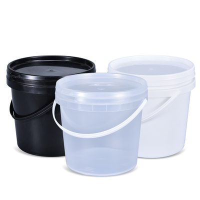 2 litri di secchio di plastica con maniglia e coperchio per il cibo Popcorn biscotto con serigrafia