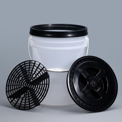 5 galloni di PP Car Detailing Wash Buckets Kit Collector di polvere Filter Grid