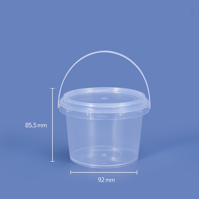 Conservare il ghiaccio in modo elegante con un contenitore rotondo di plastica da 1000 ml