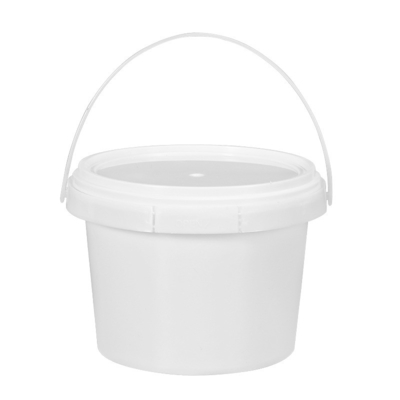 Contenitore di gelato durevole da 300 ml in bianco/chiaro/nero per imballaggi di alimenti ecologici