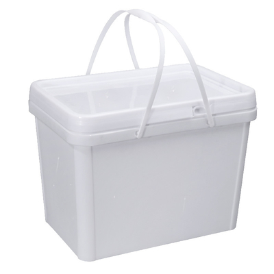 1.5L-25L Barattolo quadrato rettangolare in PP con coperchio per la stampa su vetro di seta / trasferimento termico