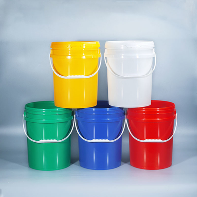 Grado alimentare sicuro 5 litri Silk Screen Printing Bottine di plastica per verniciare contenitore di popcorn