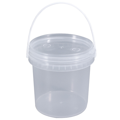 750 ml Bottiglia rotonda bianca/ trasparente riutilizzabile in plastica in PP per lo yogurt Parfait di UMETASS