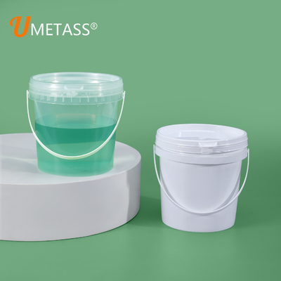 Campione fornito secchio di plastica rotondo da 500 ml per contenitore di gelato personalizzato a colori