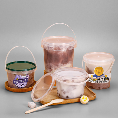Godetevi un delizioso gelato con la nostra scatola di 350-700 ml di plastico.