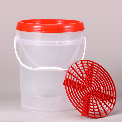 26cm filtro di sabbia griglia utensile per il lavaggio delle automobili PP 20L 5 galloni secchio di plastica con coperchio gamma