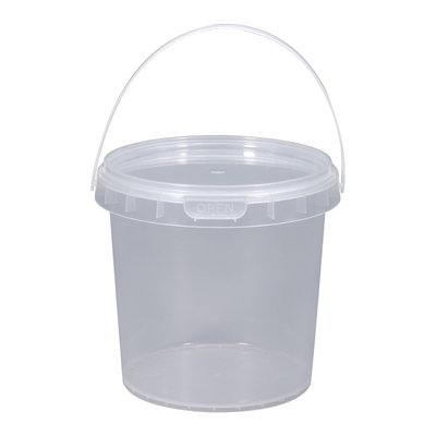 PP Mini Bianco Plastico Bottone di Stoccaggio Alimenti per Stampa Personalizzata e Contenitore Acqua