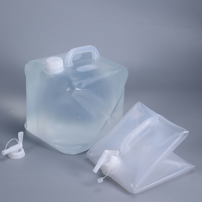 Contenitore d'acqua pieghevole da 5 galloni di taglia personalizzata per lo stoccaggio di disinfettante