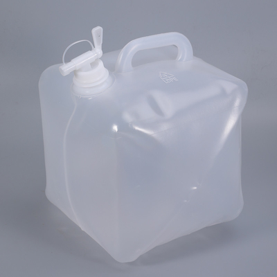 Contenitore portatile di acqua a forma quadrata per il campeggio pieghevole ed ecologico