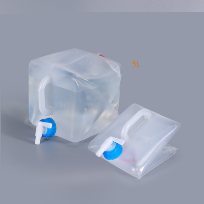 Logo personalizzato Contenitore pieghevole per l'acquisto dell'acqua Collabile 5L 10L 20L Plastico Jerry Can