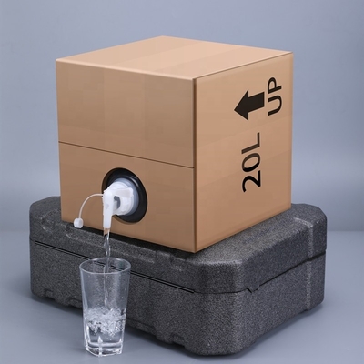 10l 20l sacchetto di plastica cubitainer in scatola senza maniglia Jerry può pieghevole con tap fori