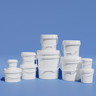 Riutilizzabile sigillamento 5 galloni secchio trasparente PP plastica Food Safe Oem