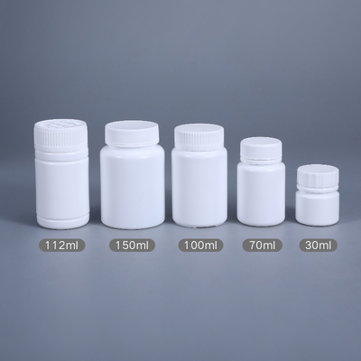 70 ml di HDPE di plastica Farmacia Bottiglie di pillole vuote a sfera