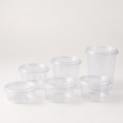 Tazza in plastica PET trasparente personalizzata con coperchio piatto o a cupola Bevanda fredda Latte Tè Acqua Vino Confezione per bevande Uso sfuso