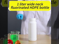 Bottiglia di plastica fluorinata da 1000 ml per la conservazione di liquidi chimici resistenti agli acidi e alle alcali
