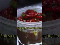 Botti di plastica trasparenti con coperchio